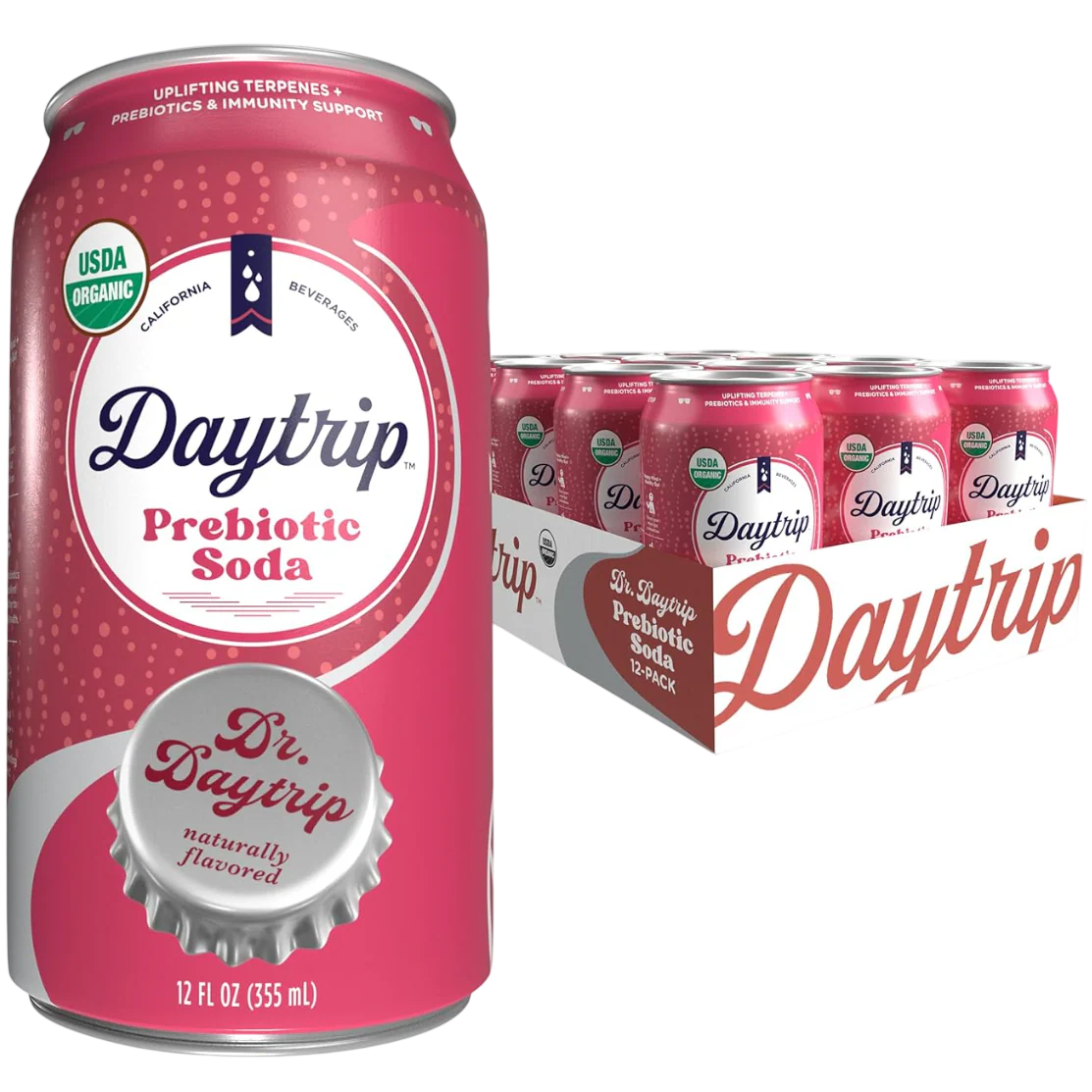 Organic Prebiotic Dr. Daytrip Soda (12 CT)