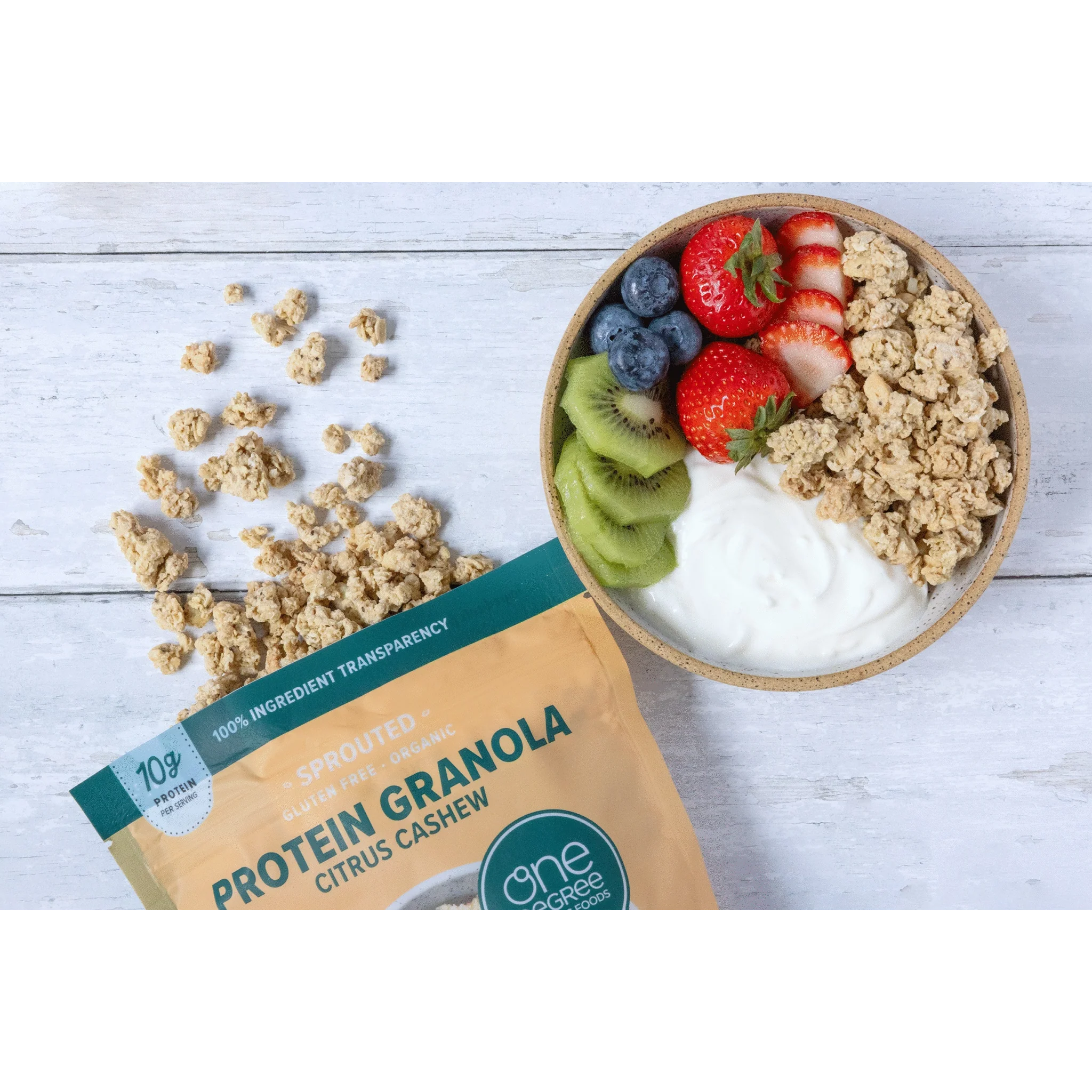 Organic Protein Citrus Cashew Granola - Image 2