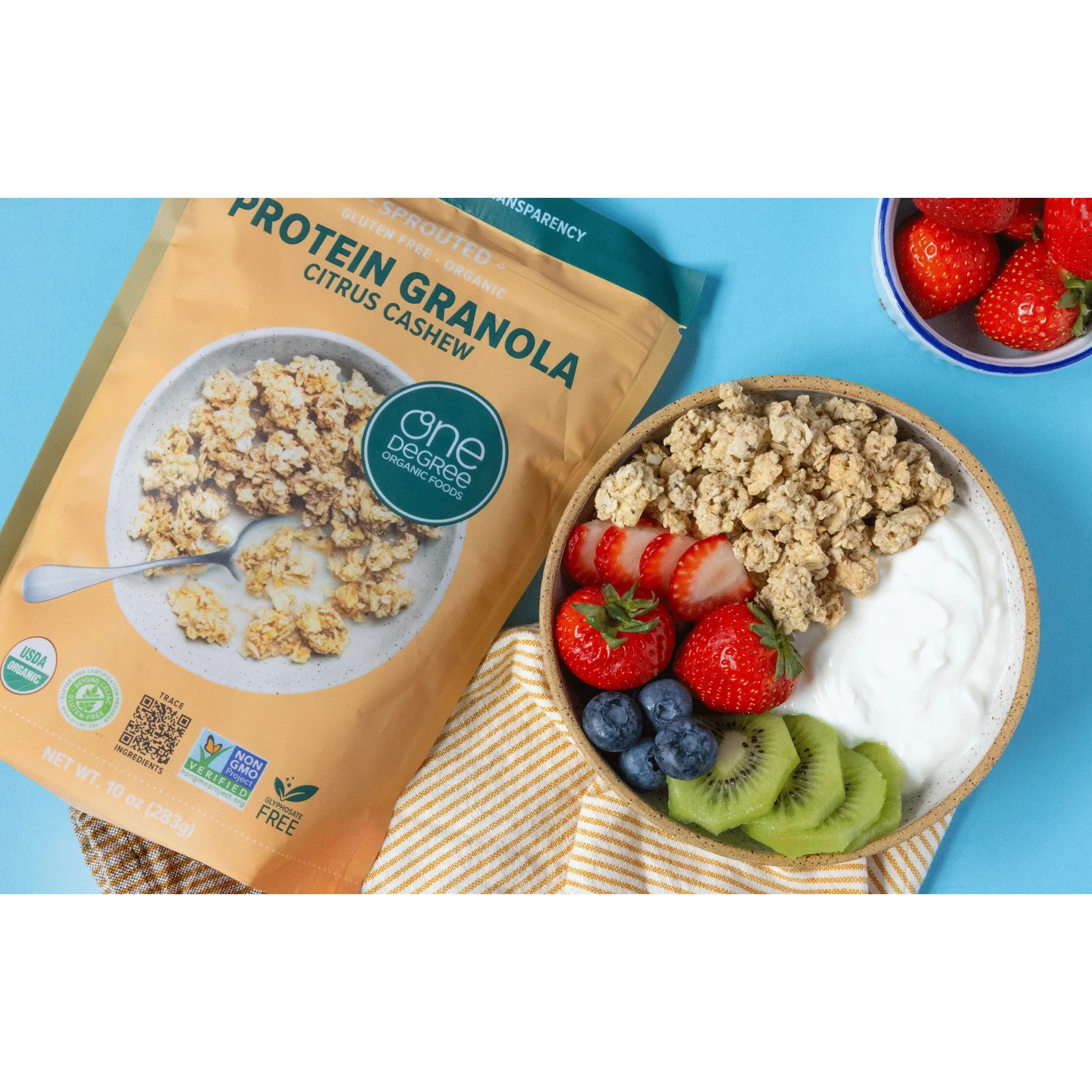 Organic Protein Citrus Cashew Granola - Image 3