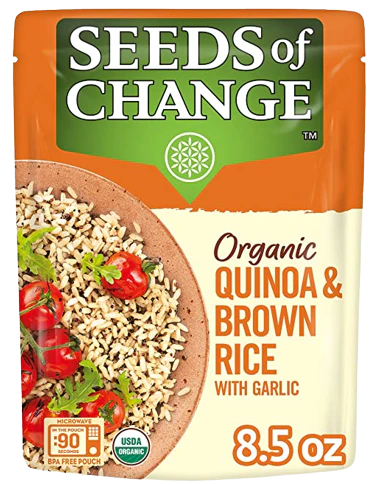 Organic Quinoa & Brown Rice With Garlic