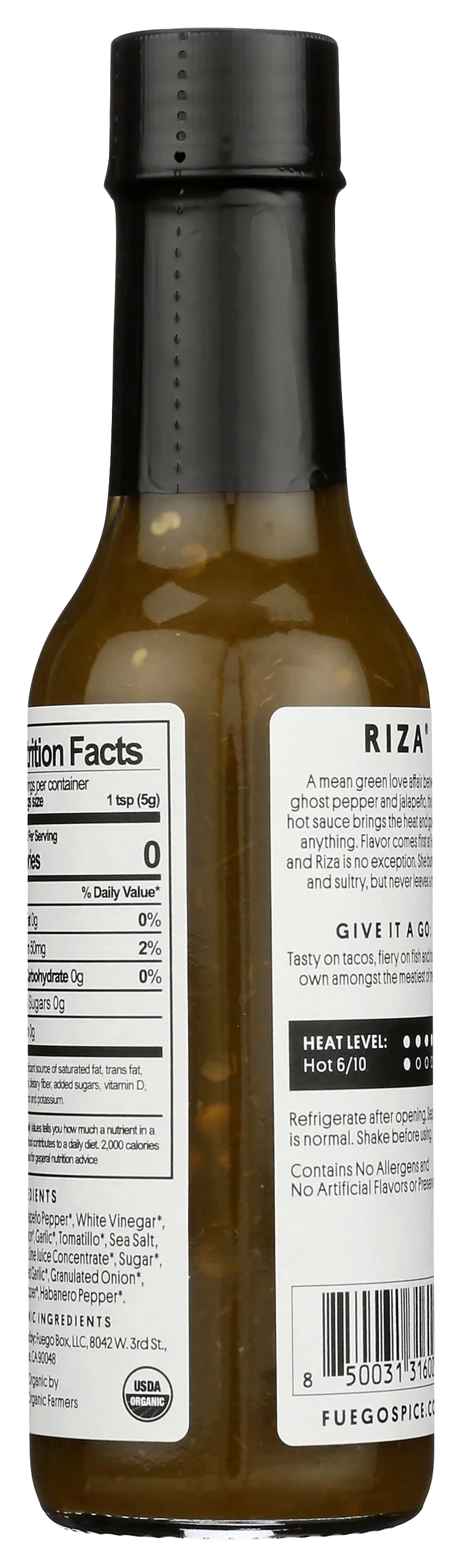 Organic Riza Hot Sauce - Image 2