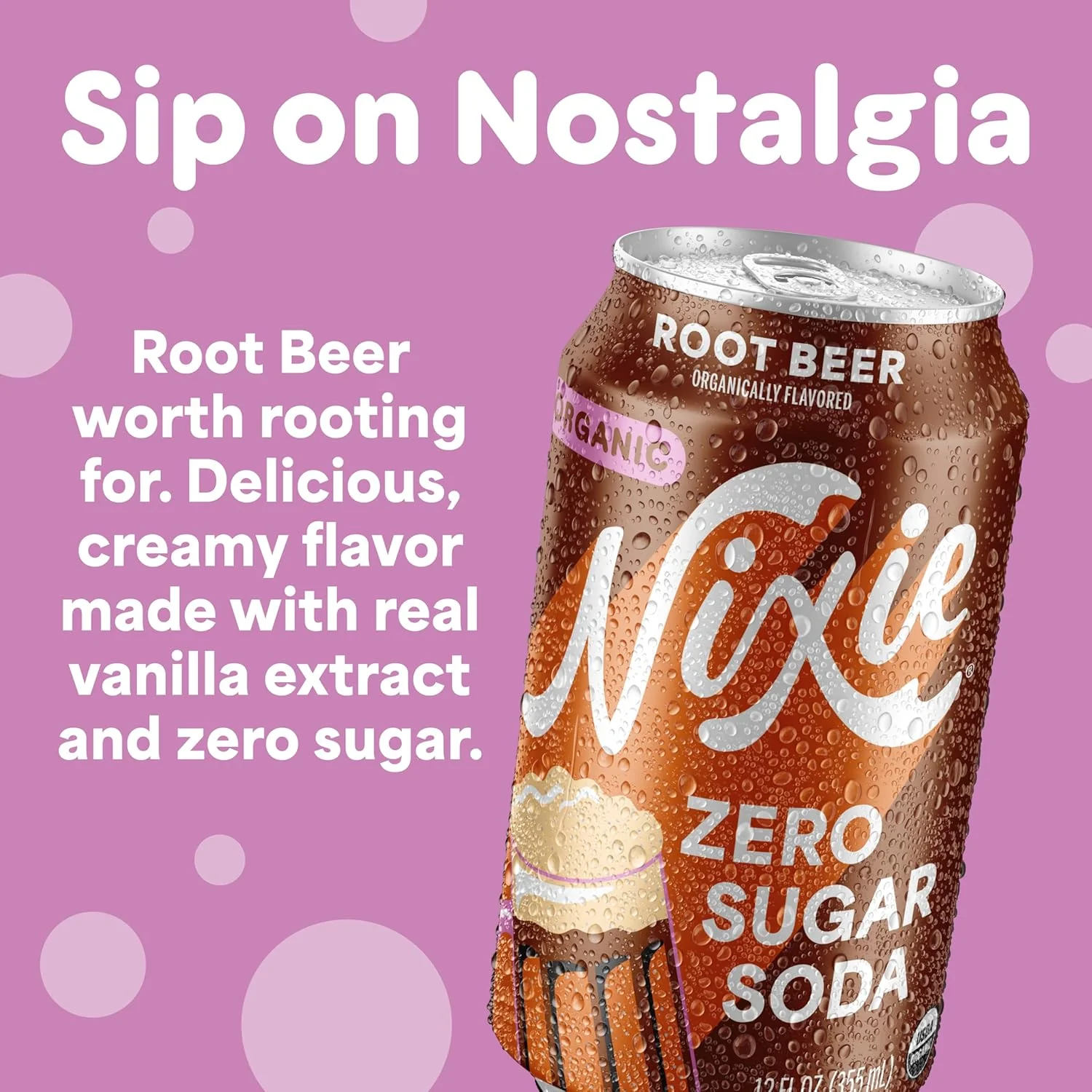 Organic Root Beer Zero Sugar Soda (12 Pack) - Image 4