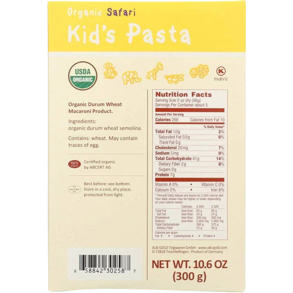 Organic Safari Shapes Kid Pasta - Image 2