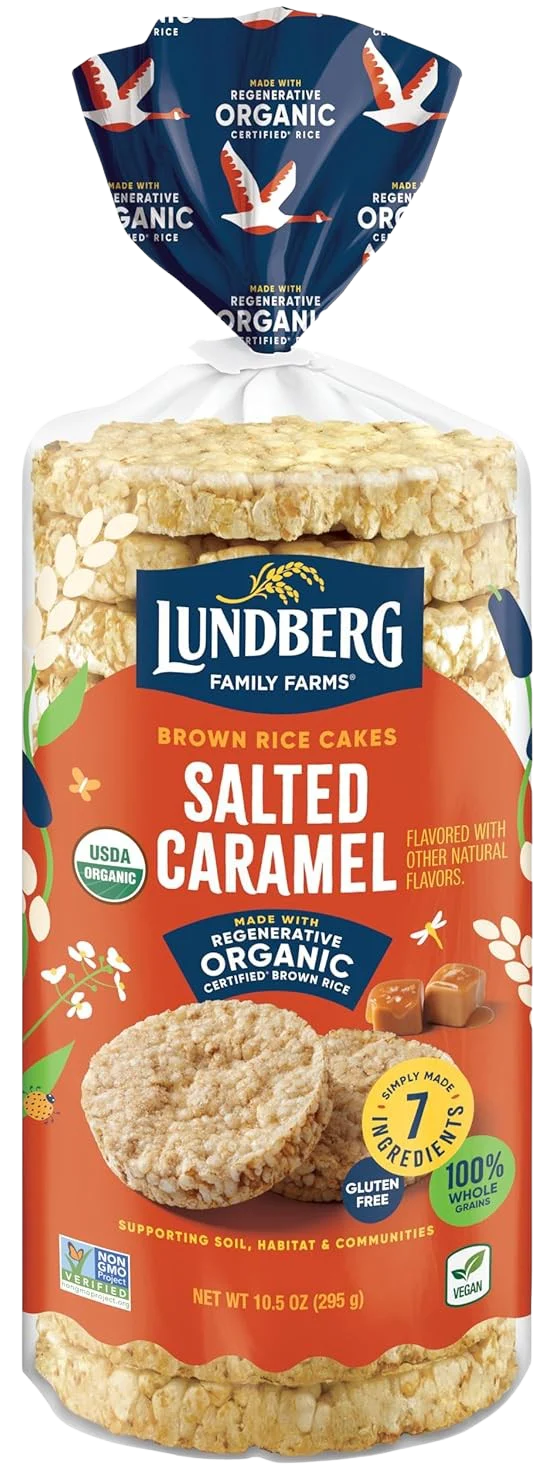 Organic Salted Caramel Rice Cake