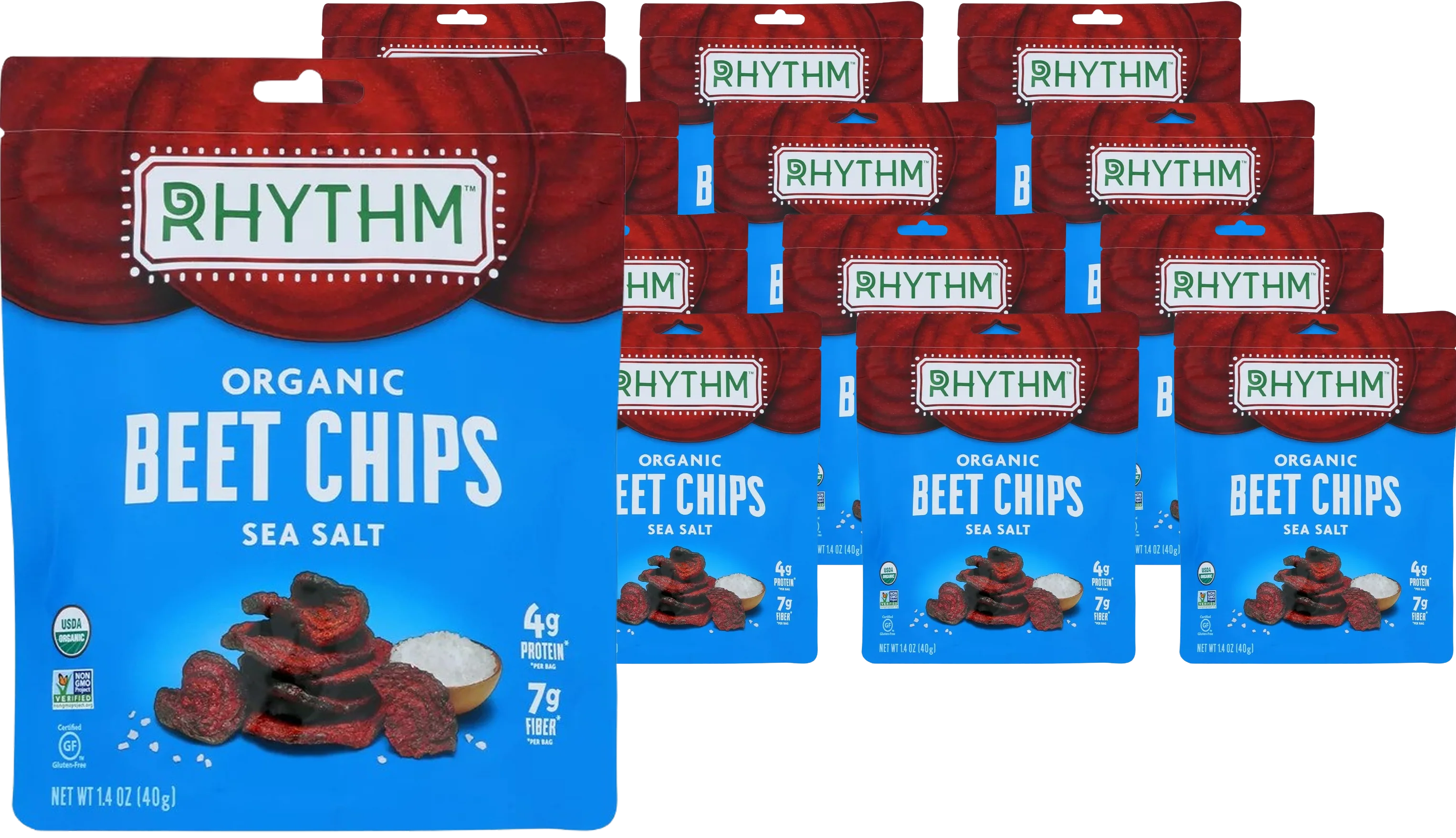 Organic Sea Salt Beet Chips (12 Pack)