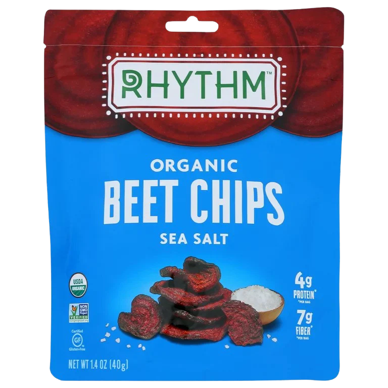 Organic Sea Salt Beet Chips (12 Pack) - Image 2