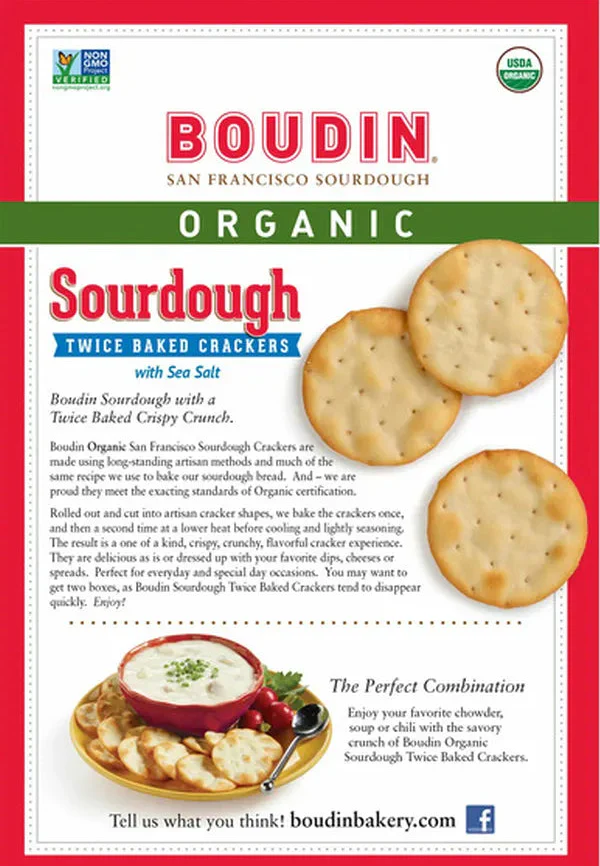Sourdough Twice Baked Crackers with Sea Salt - Image 2