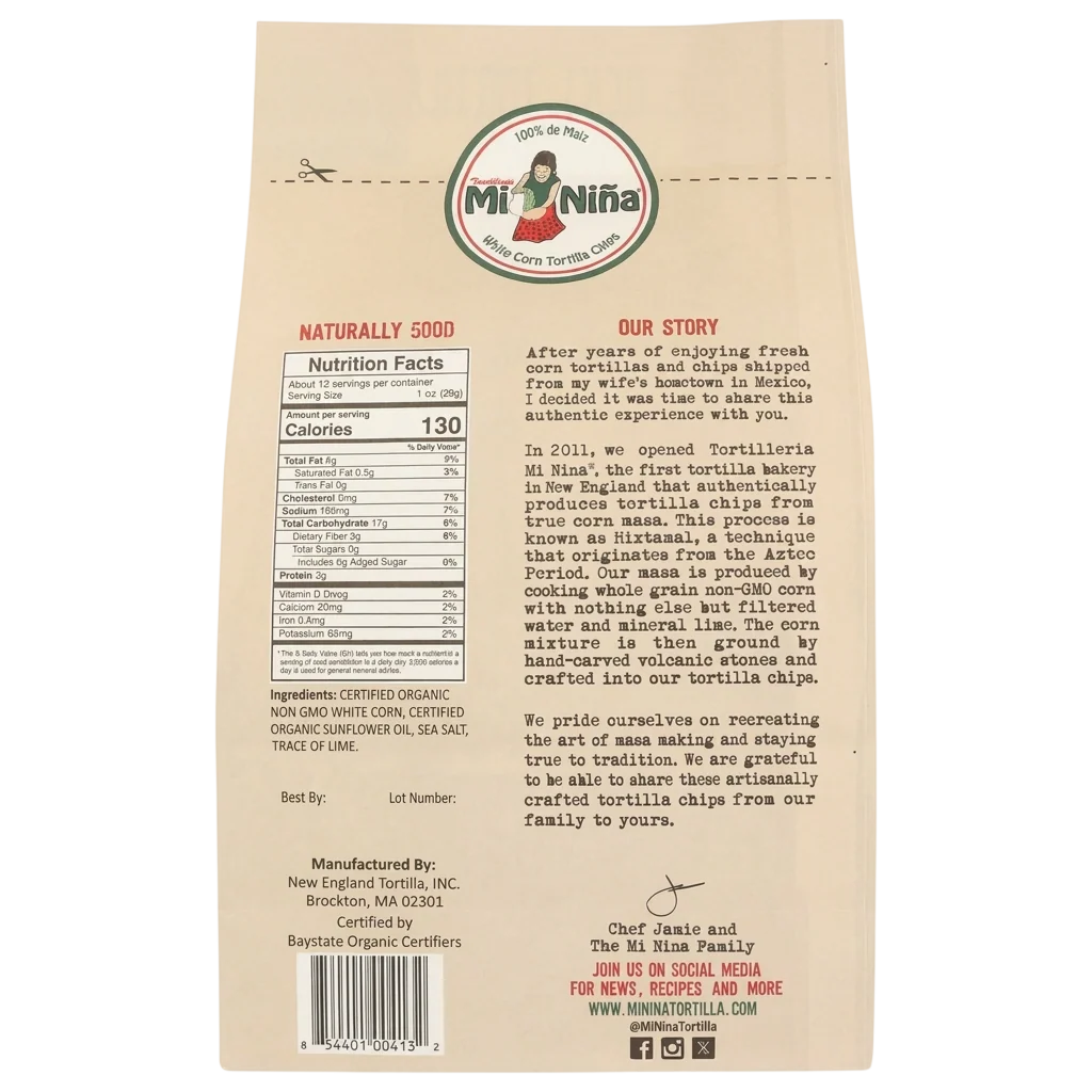 Organic Sea Salt Tortilla Chips - Image 2