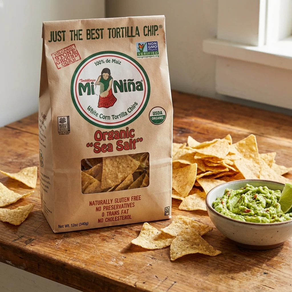 Organic Sea Salt Tortilla Chips - Image 3