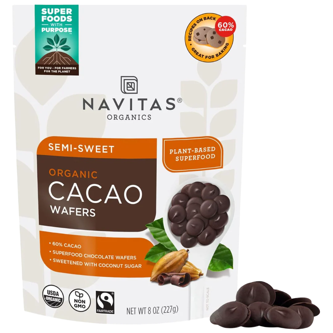 Organic Semi-Sweet Cacao Wafers Chips