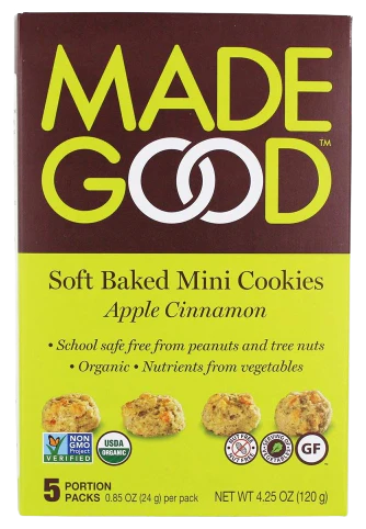 Organic Soft Baked Mini Apple Cinnamon 5Ct