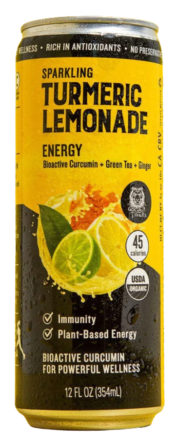 Organic Sparkling Turmeric Lemonade Sparkling Energy (12 Pack) - Image 2
