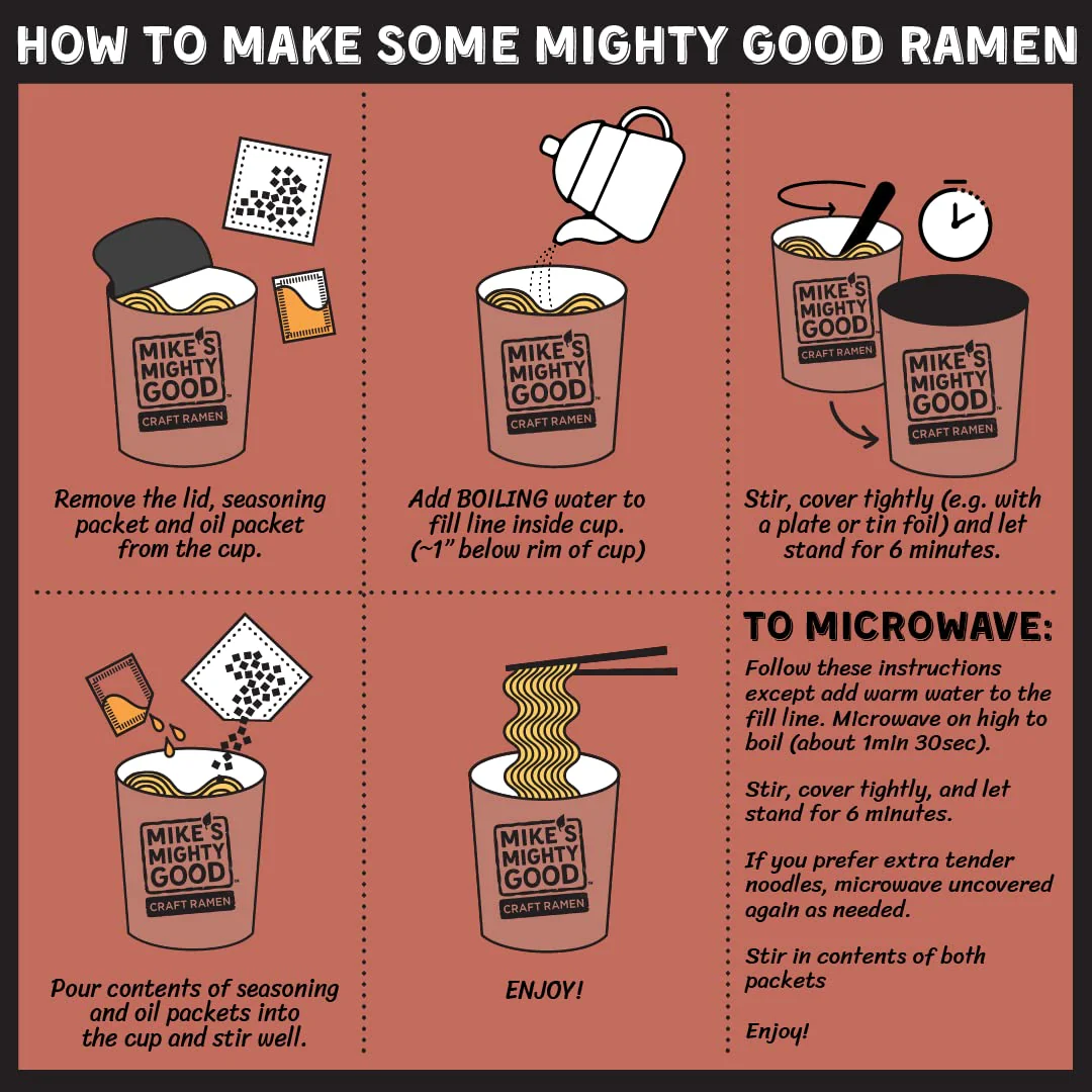 Organic Spicy Beef Flavor Ramen Noodle Soup Cup (6 Pack) - Image 4