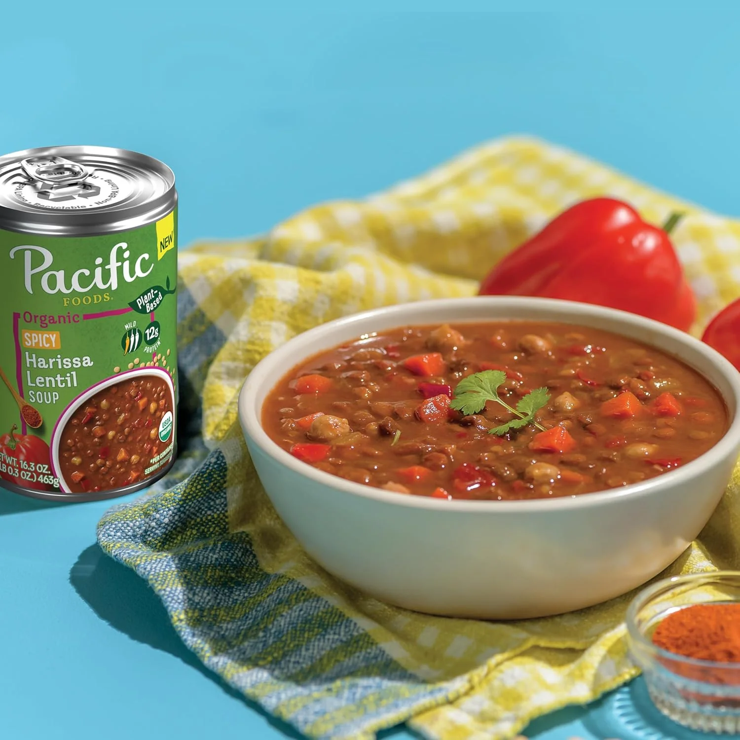 Organic Spicy Harissa Lentil Soup - Image 2