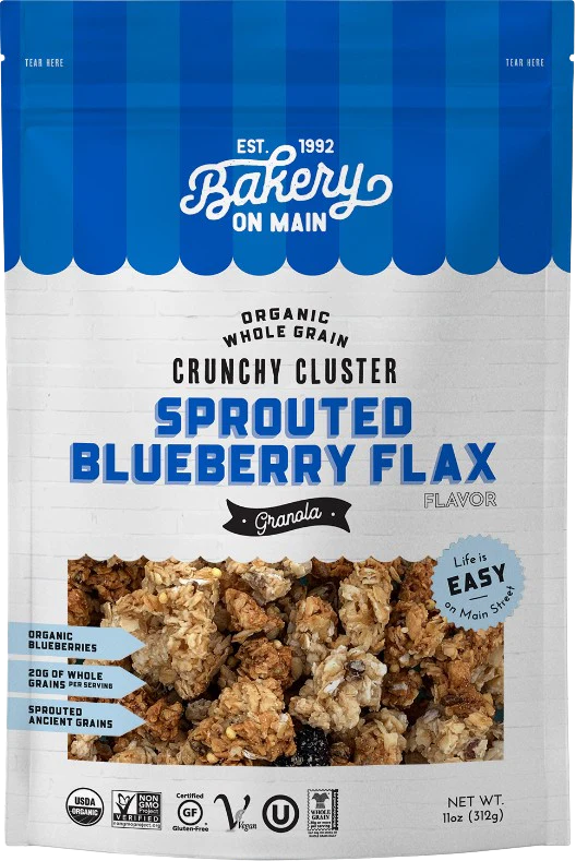 Organic Sprouted Blueberry Flax Granola