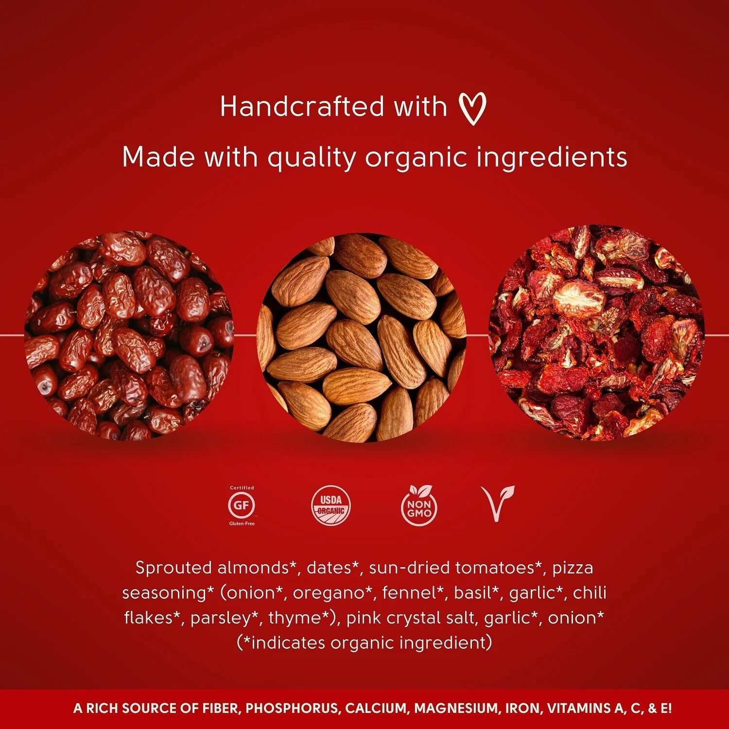Organic Sprouted Pizza Almonds - Image 4