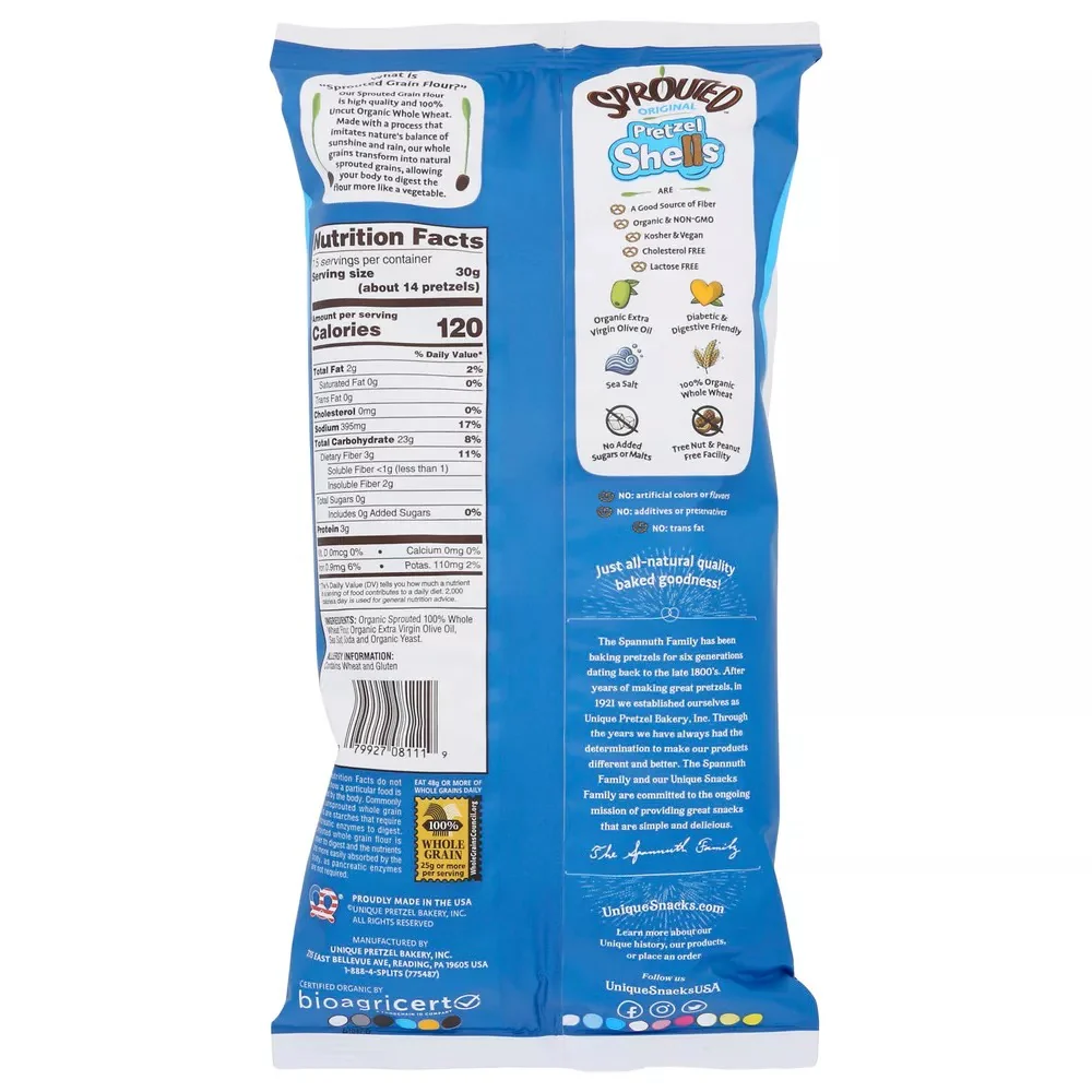 Organic Sprouted Pretzel Shells - Image 2
