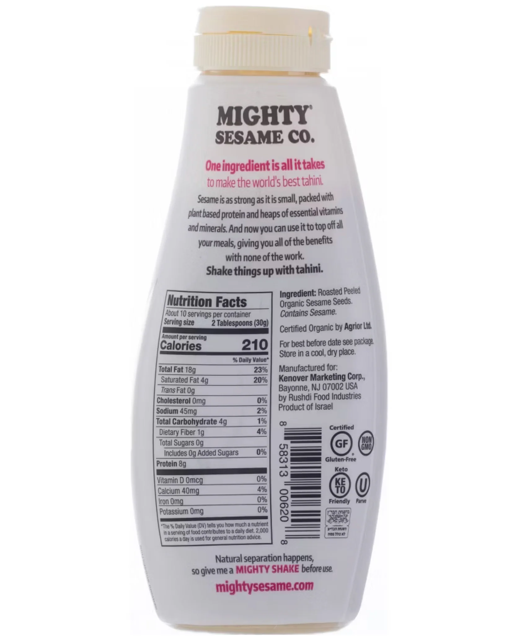 Organic Squeezable Tahini - Image 2