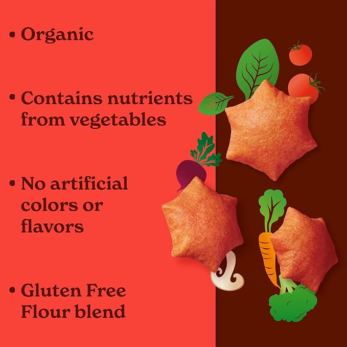 Organic Star Puffed Crackers- Pizza Flavor - Image 3