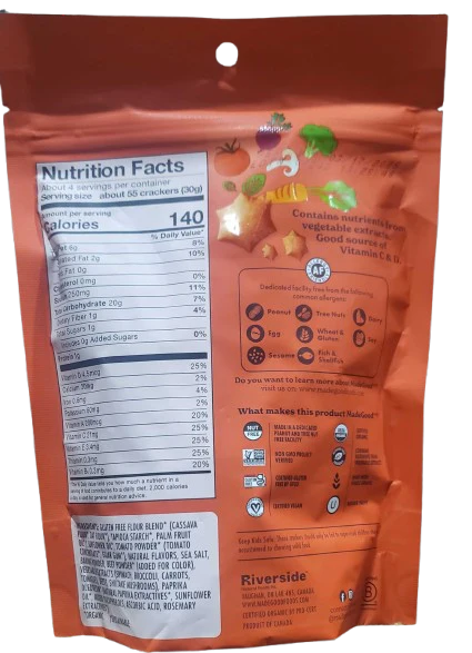 Organic Star Puffed Crackers- Pizza Flavor - Image 4