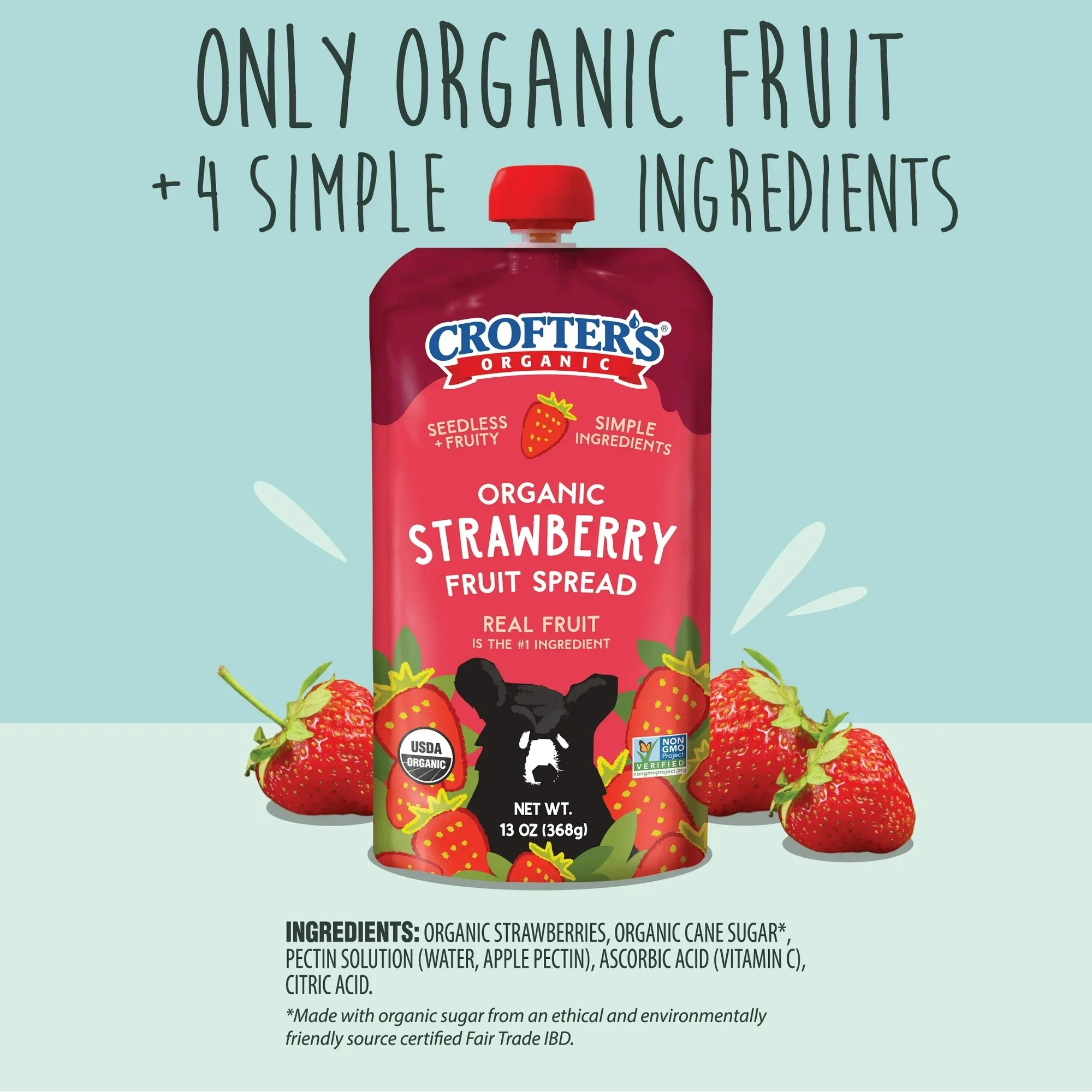 Organic Strawberry Fruit Spread - Image 4