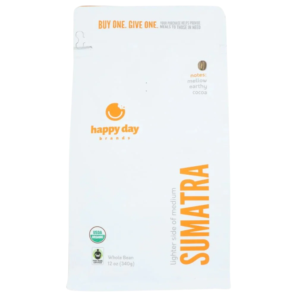 Organic Sumatra Whole Bean Coffee