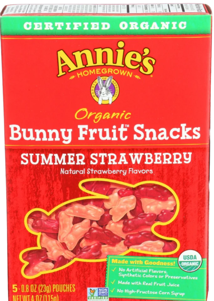 Organic Summer Strawberry Fruit Snacks