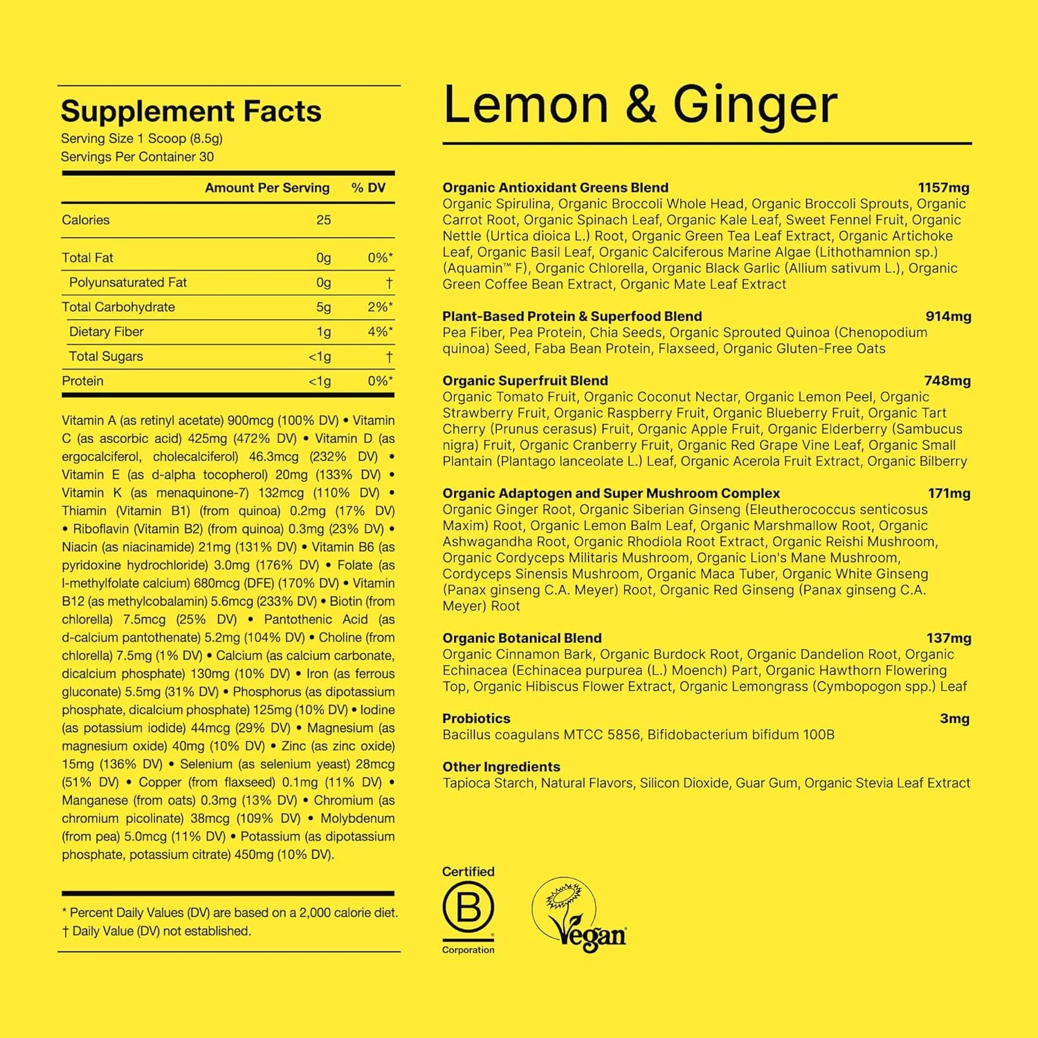 Organic Superfood Greens (12 Packets) - Image 4