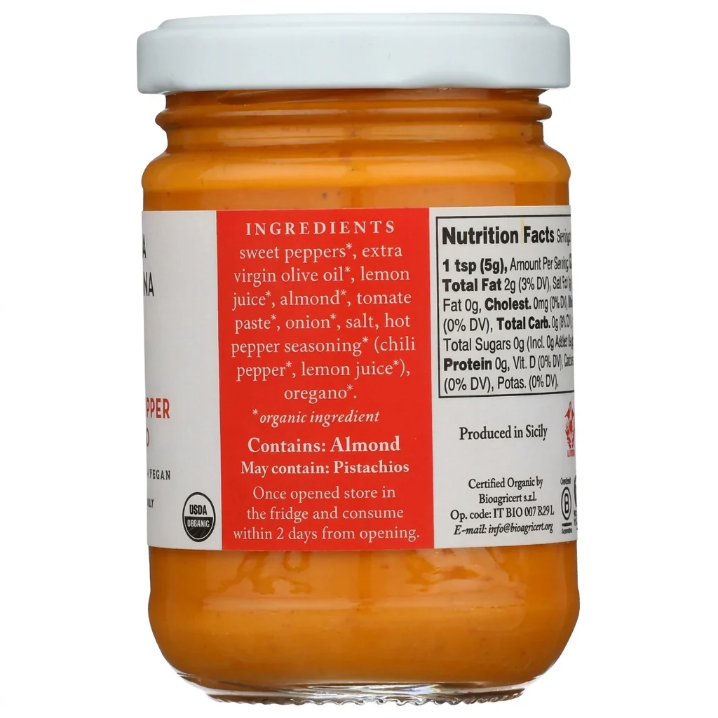 Organic Sweet Pepper Pesto Spread - Image 3