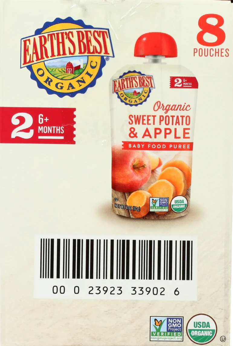 Organic Sweet Potato & Apple Baby Food Puree - Image 4