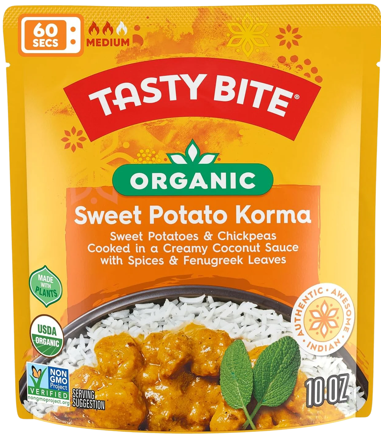 Organic Sweet Potato Korma (6 Pack) - Image 2