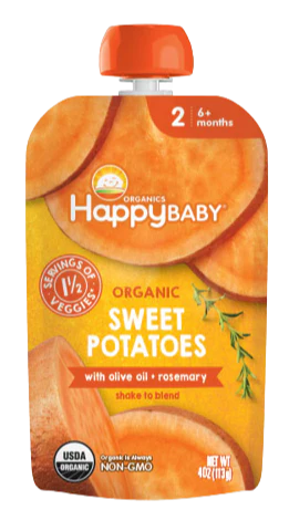 Organic Sweet Potato With Olive Oil Stage 2 Baby Food - Image 2