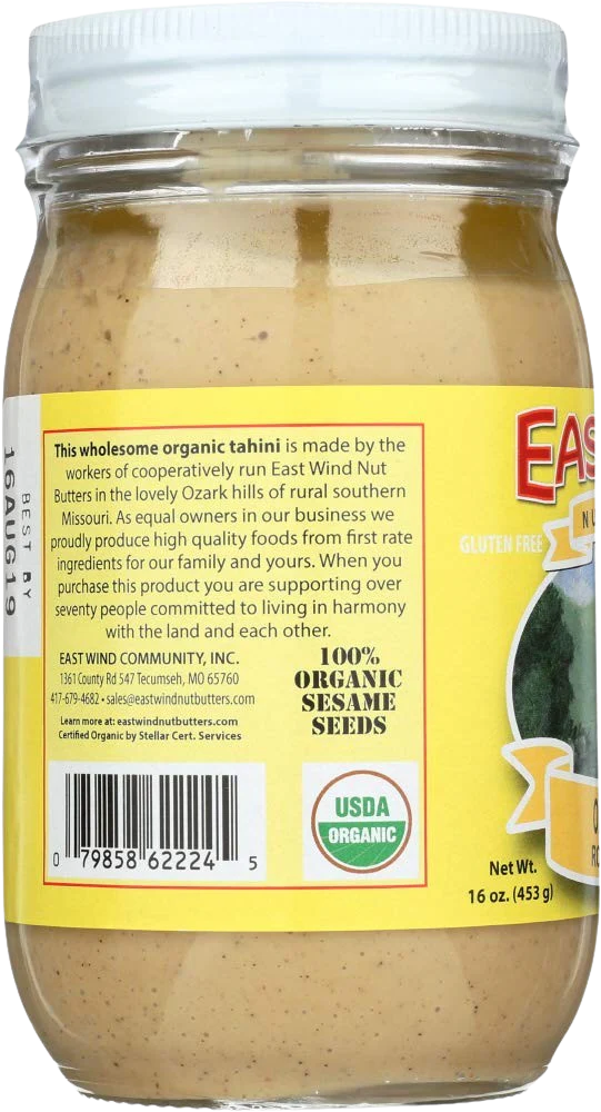 Organic Tahini - Roasted, No Salt - Image 2
