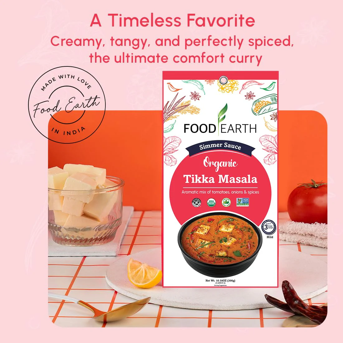 Organic Tikka Masala Simmer Sauce - Image 2