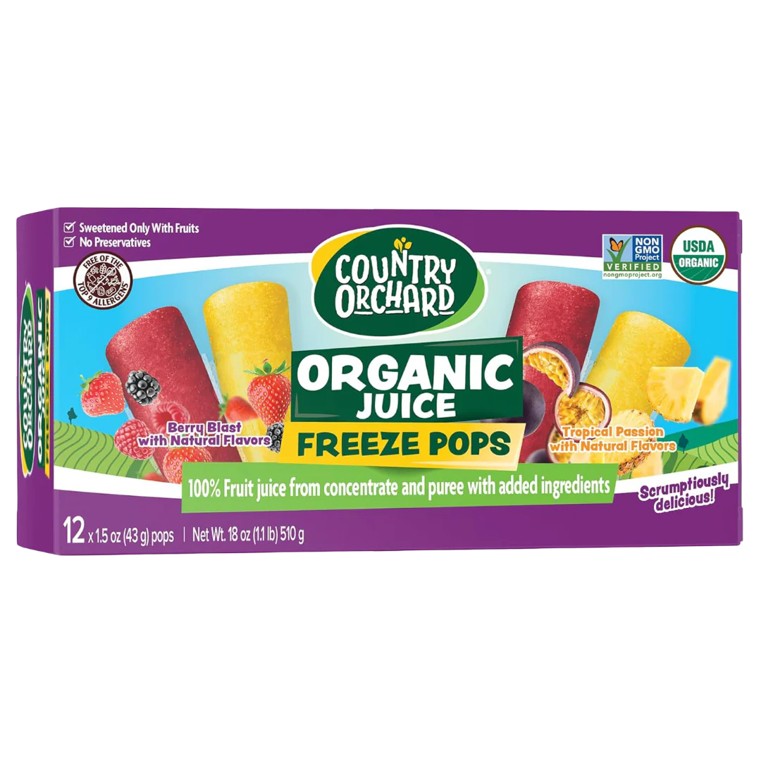 Organic Tropical Juice Pops (12 CT) - Image 3