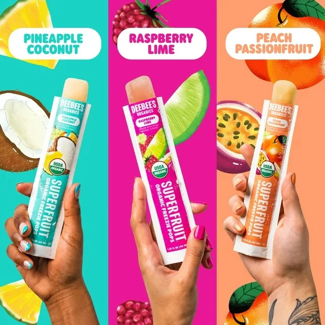 Organic Tropical SuperFruit Freezie Pops - Image 2