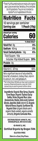 Organic Tropical Treat Fruit Snacks (10CT) - Image 4