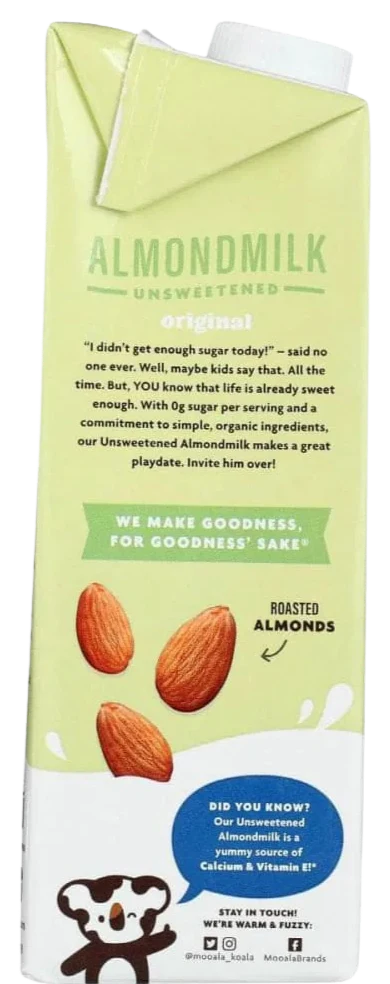 Organic Unsweetened Almond Milk - Image 2