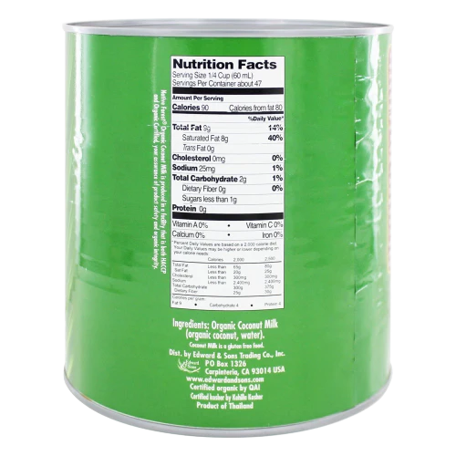Organic Unsweetened Coconut Milk - Image 2