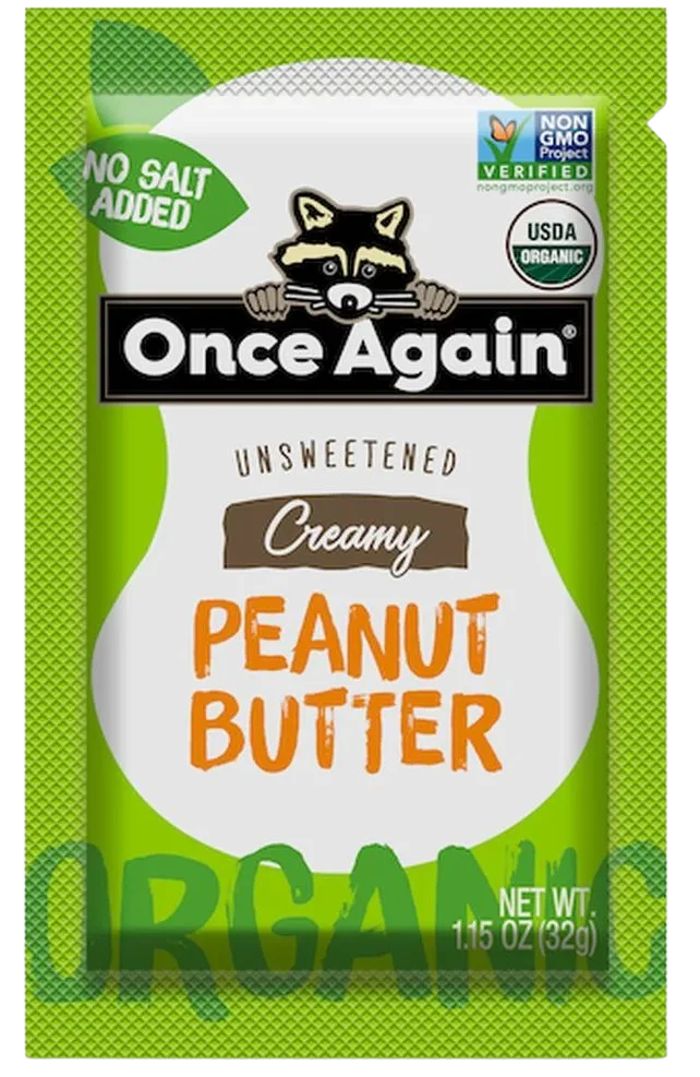 Organic Unsweetened Creamy Peanut Butter Squeeze (10 Pack) - Image 2