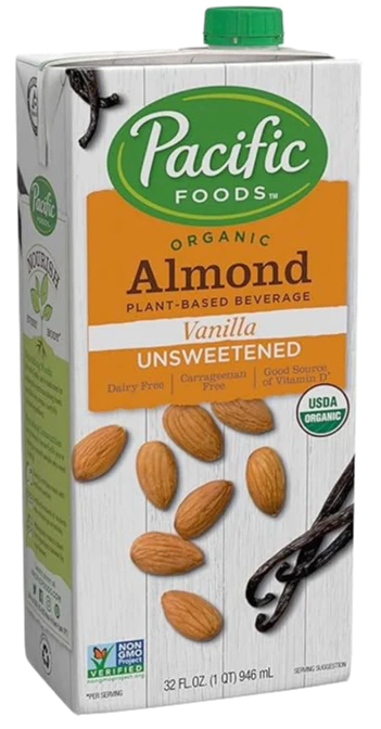 Organic Unsweetened Vanilla Almond Beverage