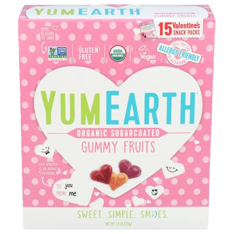 Organic Valentine Heart Gummies (15 CT)