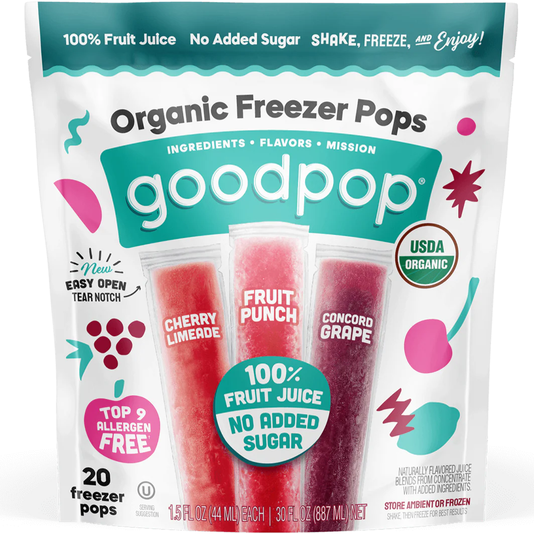 Organic Freezer Pops Variety Pack (20 CT)