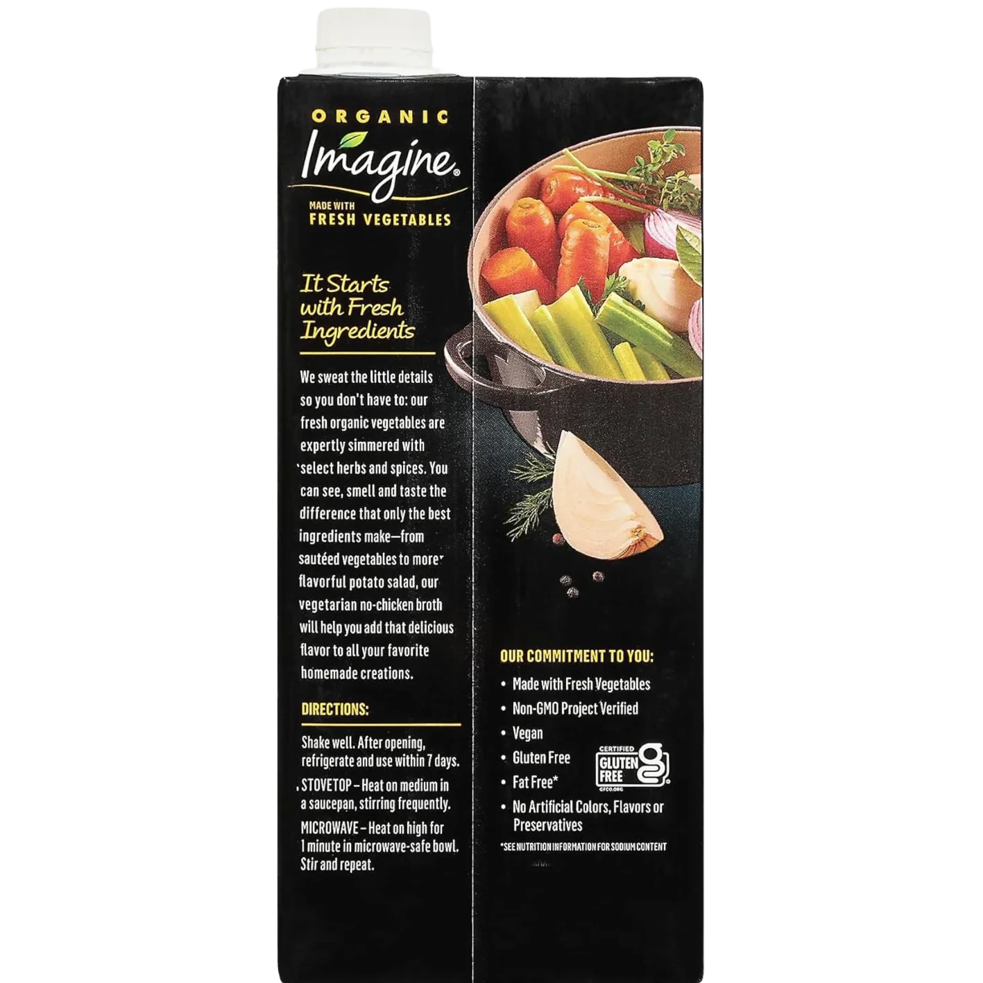 Organic Vegetarian No-Chicken Broth - Image 2