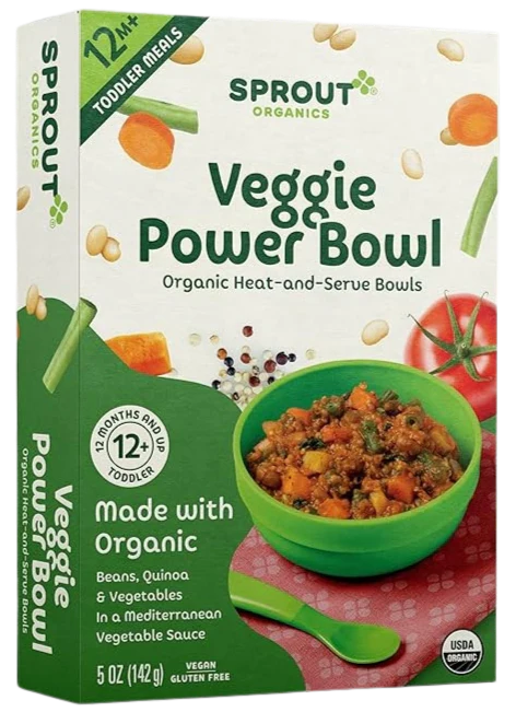 Organic Veggie Power Bowl Toddler Meal