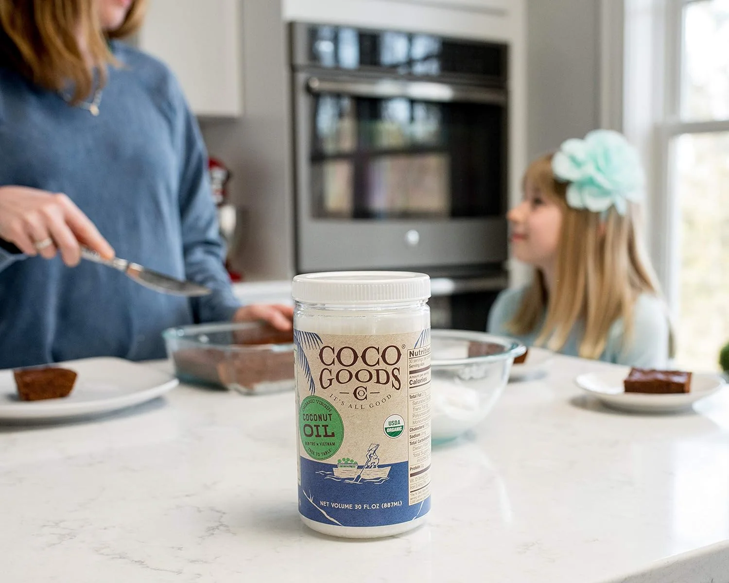 Organic Virgin Coconut Oil - 60 oz Cold Pressed - Image 3