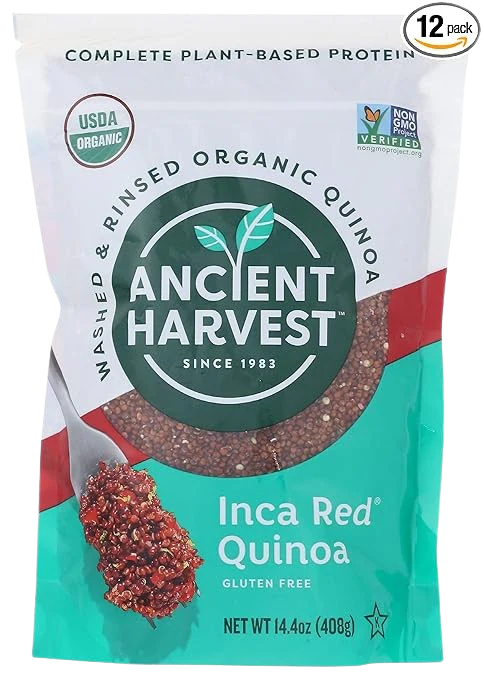 Organic Washed and Rinsed Inca Red Quinoa