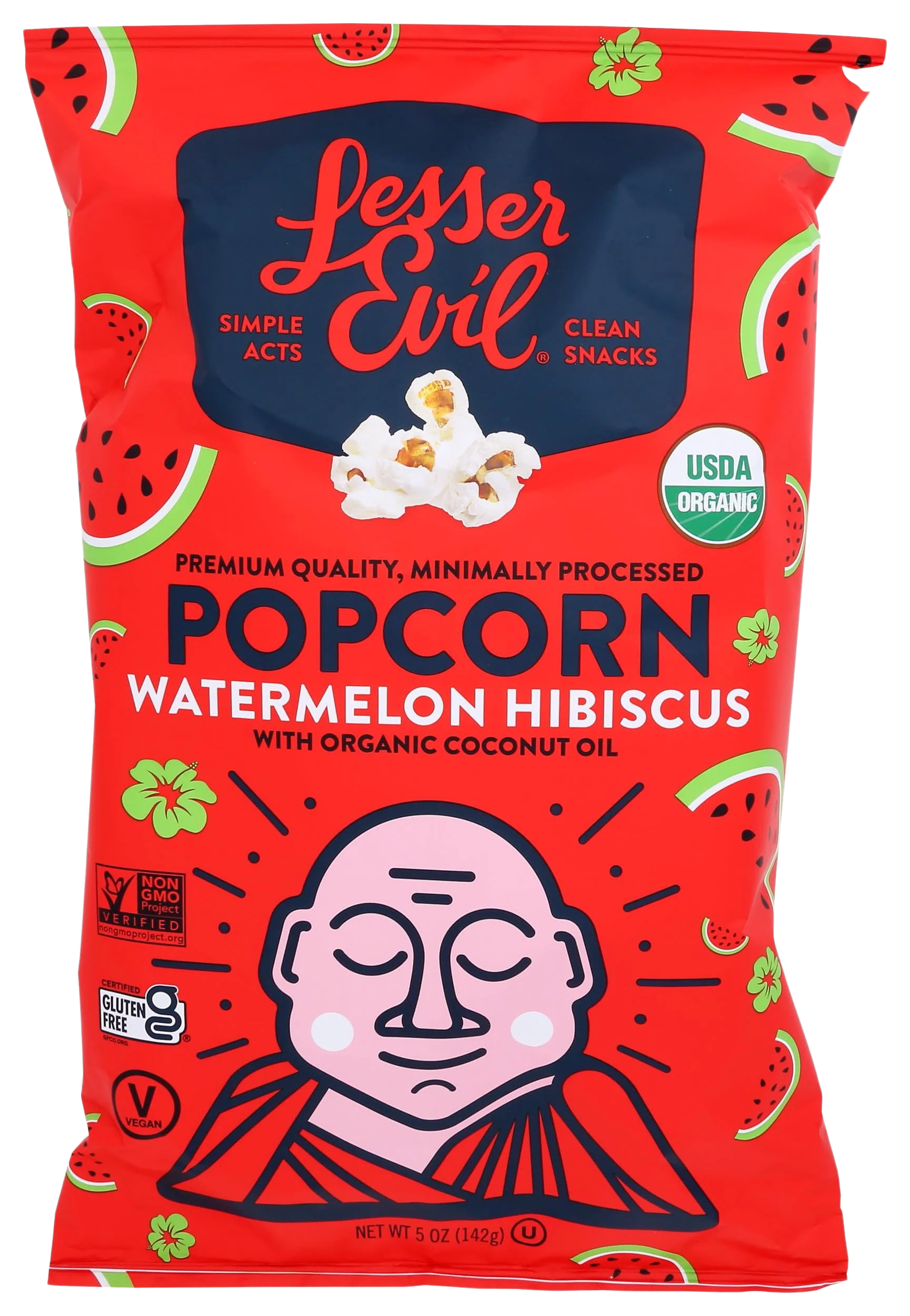 Organic Watermelon Hibiscus Popcorn