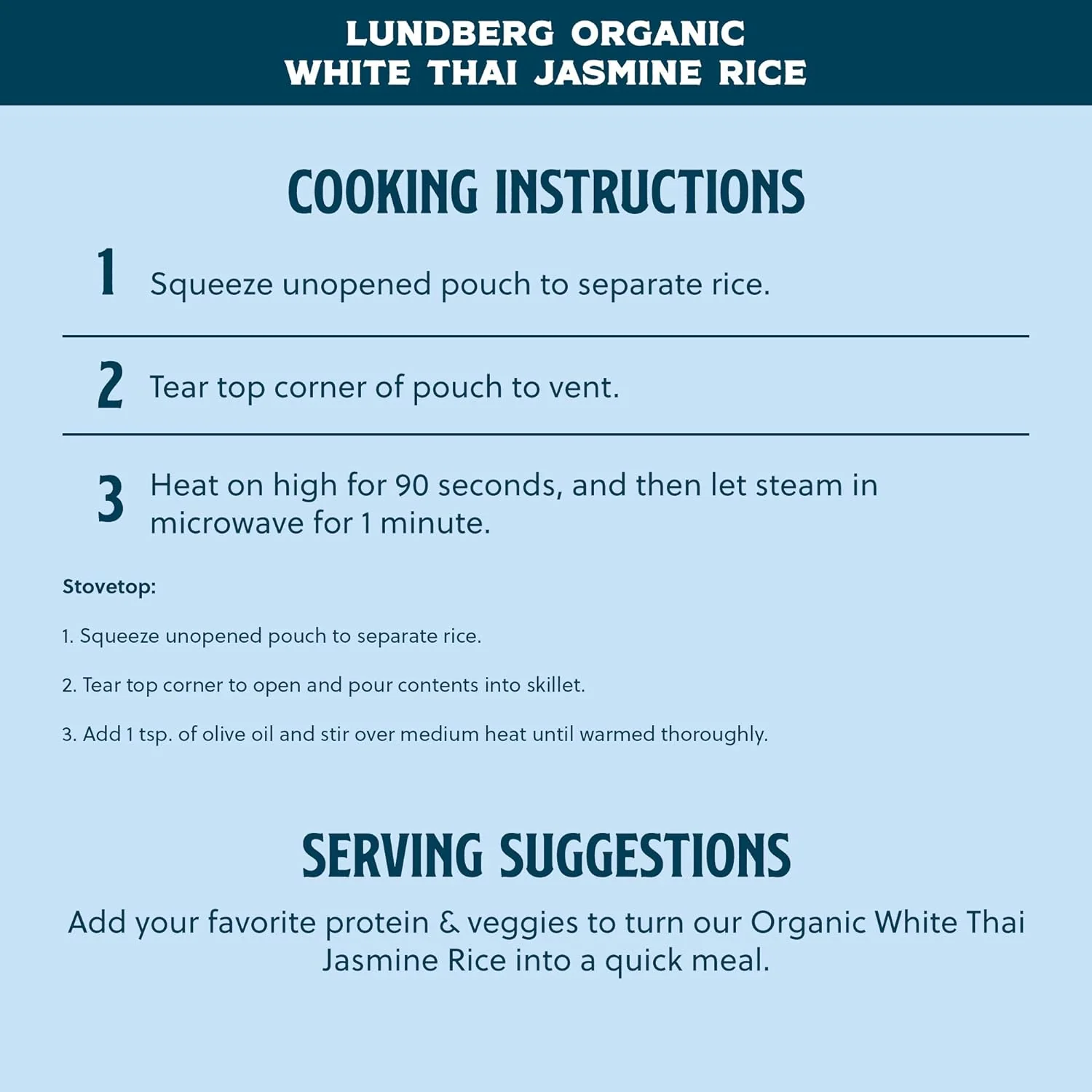 Organic RTE White Jasmine Steamed Rice (6 Pack) - Image 3