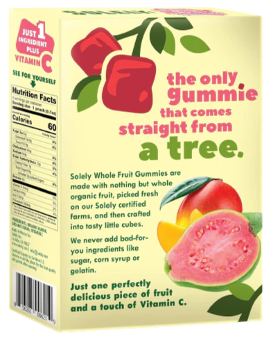 Organic Whole Fruit Gummies Mango & Guava - Image 2